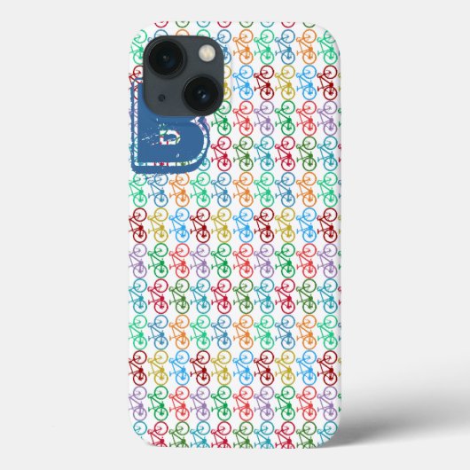 aangepast B-fietspatroon Case-Mate iPhone Case (Achterkant)