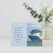 Aangepast baanvak voor onderweg aankondigingskaart (Staand voorkant)