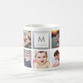 Aangepast Baby foto-inkuilmonogram voor familie Koffiemok (Center)