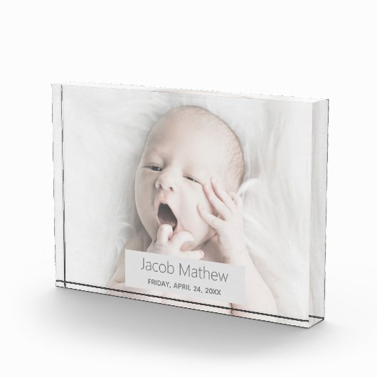 Aangepast Baby-fotogeheugenblok Fotoblokken (Rechts)