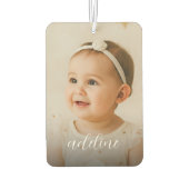 Aangepast Baby-fotonaamscript Luchtverfrisser (Achterkant)