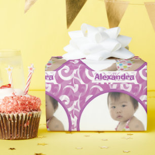 Aangepast Baby fotopapier Cadeaupapier