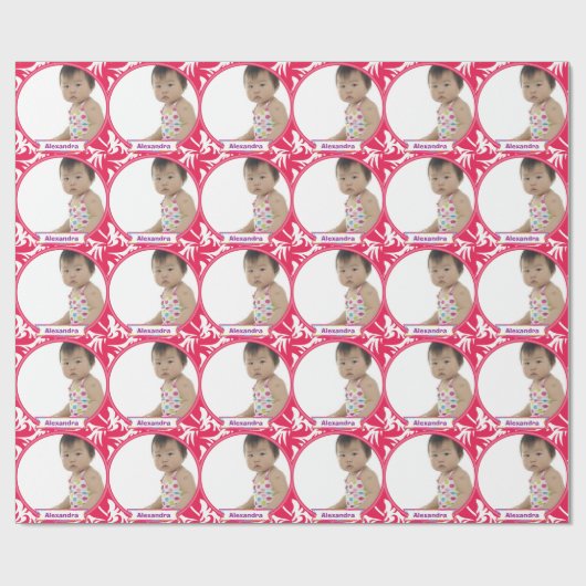 Aangepast Baby fotopapier Cadeaupapier (Vlak)