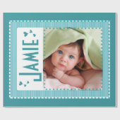 Aangepast Baby fotopapier Cadeaupapier (Vlak)