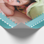 Aangepast Baby fotopapier Cadeaupapier (Hoek)