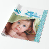 Aangepast Baby fotopapier Cadeaupapier (Uitgerold)