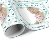 Aangepast Baby fotopapier Cadeaupapier (Rol Hoek)