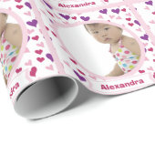 Aangepast Baby fotopapier Cadeaupapier (Rol Hoek)