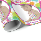 Aangepast Baby fotopapier Cadeaupapier (Rol Hoek)