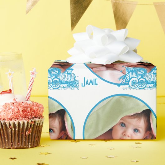 Aangepast Baby fotopapier Cadeaupapier (Verjaardagsfeest)