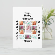 Aangepast Baby shower 11 Fotocollage