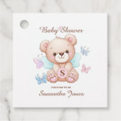 Aangepast Baby shower Bedankjes Labels (Voorkant)