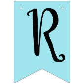 Aangepast Baby shower Bunting Vlaggetjes (Tweede vlag)