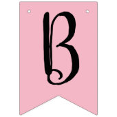 Aangepast Baby shower Bunting Vlaggetjes (Eerste vlag)