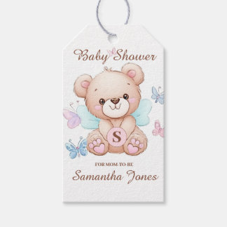 Aangepast Baby shower Cadeaulabel