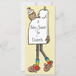 Aangepast Baby shower donkere huidtoon Kaart