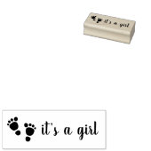 Aangepast Baby shower Genderkwesties onthullen Ste Rubberstempel (Gestempeld)