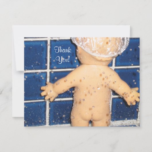 Aangepast Baby shower Hartelijk dank voor de kaart (Voorkant)