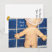 Aangepast Baby shower Hartelijk dank voor de kaart (Voorkant / Achterkant)