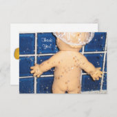 Aangepast Baby shower Hartelijk dank voor de kaart (Voorkant / Achterkant)