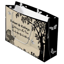 Aangepast Baby shower Large Cadeautasje