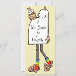 Aangepast Baby shower Middelgrote huidtoon Kaart