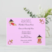 Aangepast Baby shower nodigt u uit Kaart (Staand voorkant)