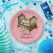 Aangepast Baby shower Papieren Bordje (Feest)