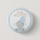 Aangepast Baby shower Partij I BEDRAG Button (Voorkant)