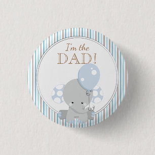 Aangepast Baby shower Partij I ben de DAD Button