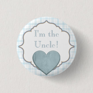 Aangepast Baby shower Partij Ik ben de Oom Button