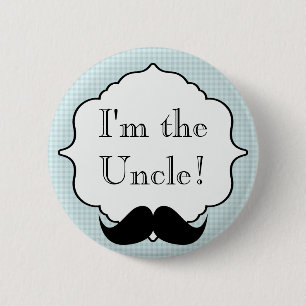 Aangepast Baby shower Partij Ik ben de Oom Button