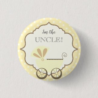 Aangepast Baby shower Partij Ik ben de Oom Button
