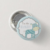 Aangepast Baby shower Partij Ik ben de vader Butto Ronde Button 3,2 Cm (Voorkant /achterkant)