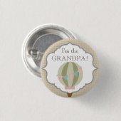 Aangepast Baby shower Partij Ik ben opa Button (Voorkant /achterkant)
