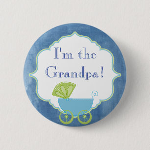 Aangepast Baby shower Partij Ik ben opa Button