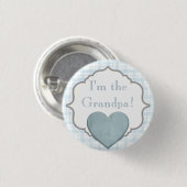 Aangepast Baby shower Partij Ik ben opa Button (Voorkant /achterkant)