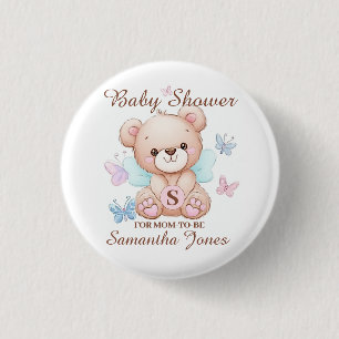 Aangepast Baby shower Ronde Button 3,2 Cm