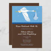 Aangepast Baby shower uitnodigen Kaart (Voorkant / Achterkant)