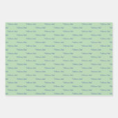 Aangepast Baby shower van pakpapier / 'verjaardag' Inpakpapier Vel (Voorkant 3)