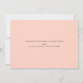 Aangepast Baby shower voor Blush en Gold Storybook Kaart (Achterkant)