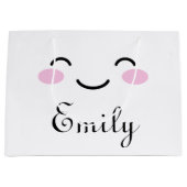 Aangepast baby shower voor cartoon met gelijkmatig groot cadeauzakje (Voorkant)