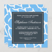 Aangepast baby shower voor giraf kaart (Voorkant / Achterkant)