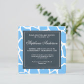 Aangepast baby shower voor giraf kaart (Staand voorkant)