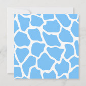 Aangepast baby shower voor giraf kaart (Achterkant)