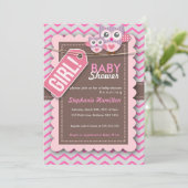 Aangepast baby shower voor kleurrijke bloem kaart (Staand voorkant)