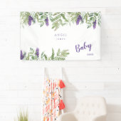 Aangepast Baby shower voor vullavendel Spandoek (Insitu)