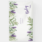 Aangepast Baby shower voor vullavendel Spandoek (Verticaal)