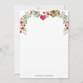 Aangepast Baby shower voor Zwangere mam Baby Bump Kaart (Achterkant)