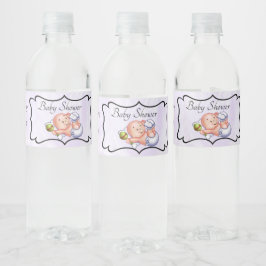 Aangepast Baby shower Waterfles Etiket